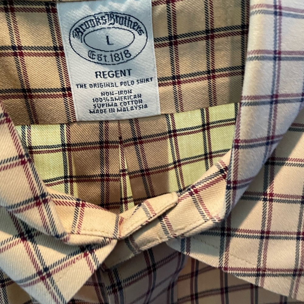 Brooks brothers striped button down.